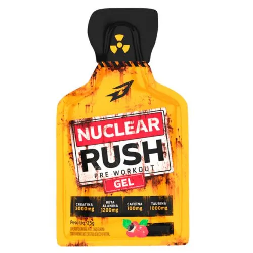 Nuclear Rush Gel Sabor Frutas 25g Bodyaction