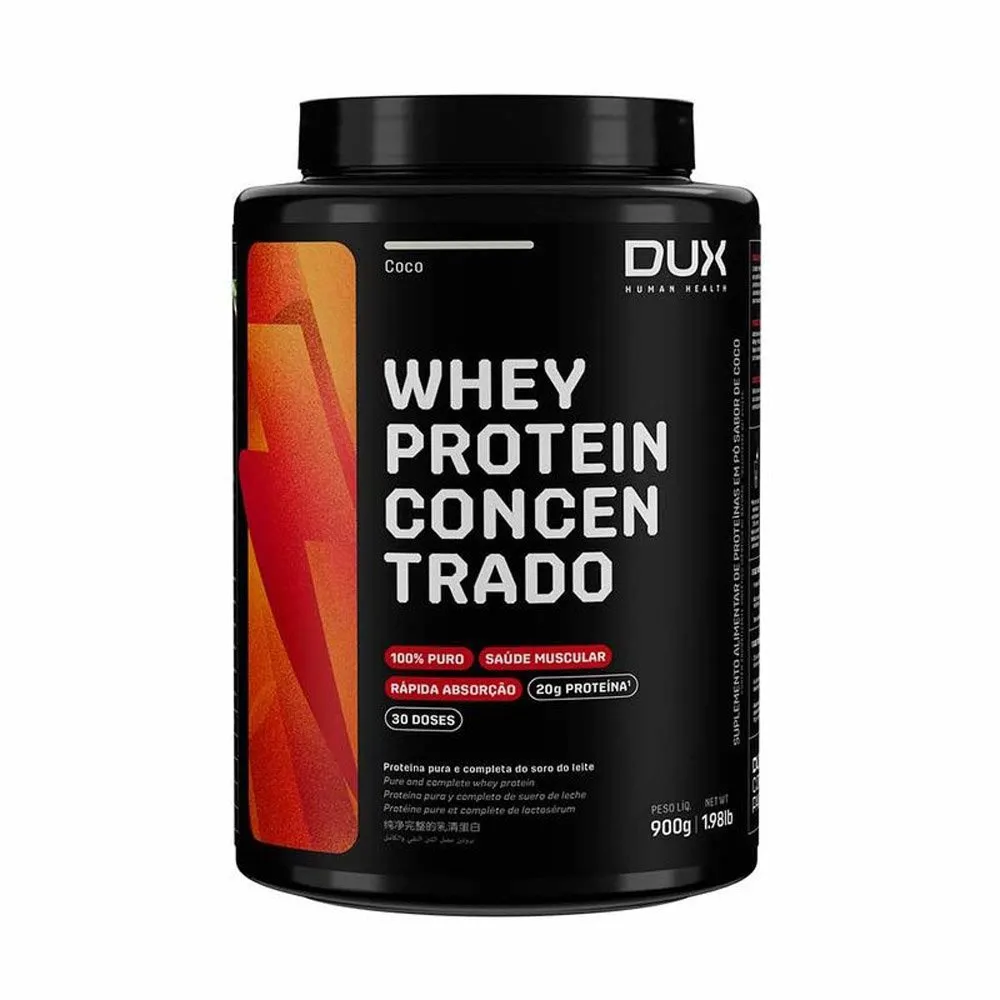 Whey DUX Coco Concentrado 900g