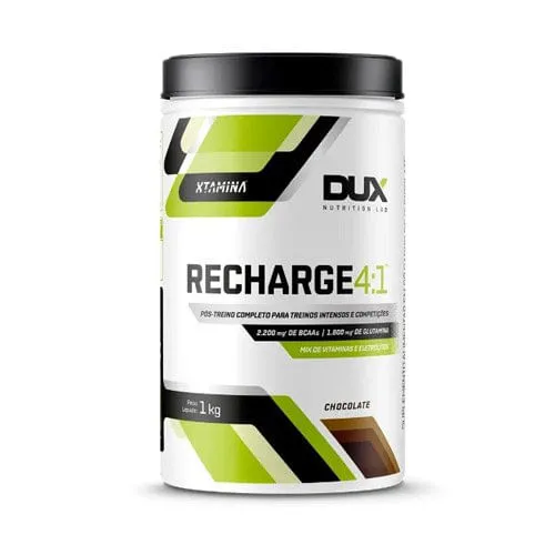 Suplemento Pós Treino Recharge 4:1 Dux Nutrition Chocolate 1Kg