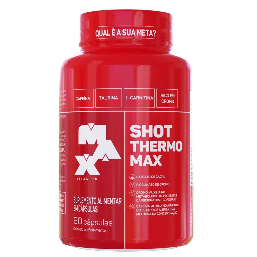 Shot Thermo Max Titanium 60 Cápsulas
