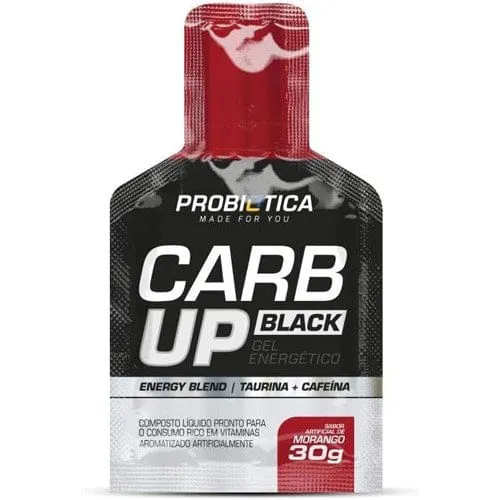 Suplemento Probiótica Carb Up Black Morango 30g