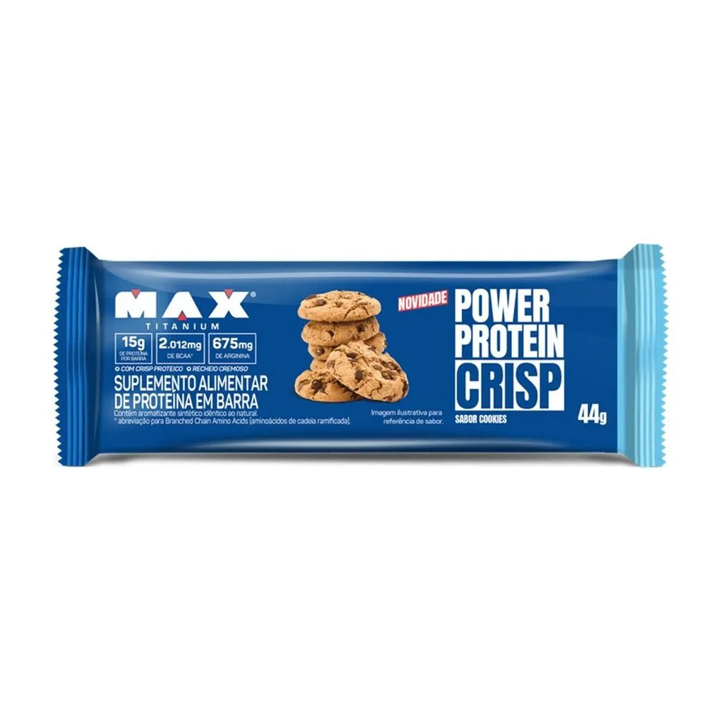 Barra de Proteína Power Prot Crisp Cookies 44g