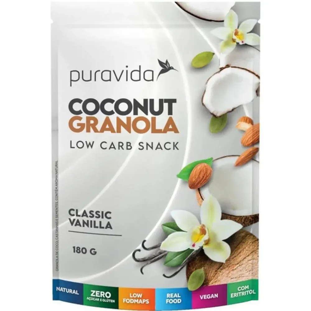 Granola Coconut Vanilla PuraVida 180g