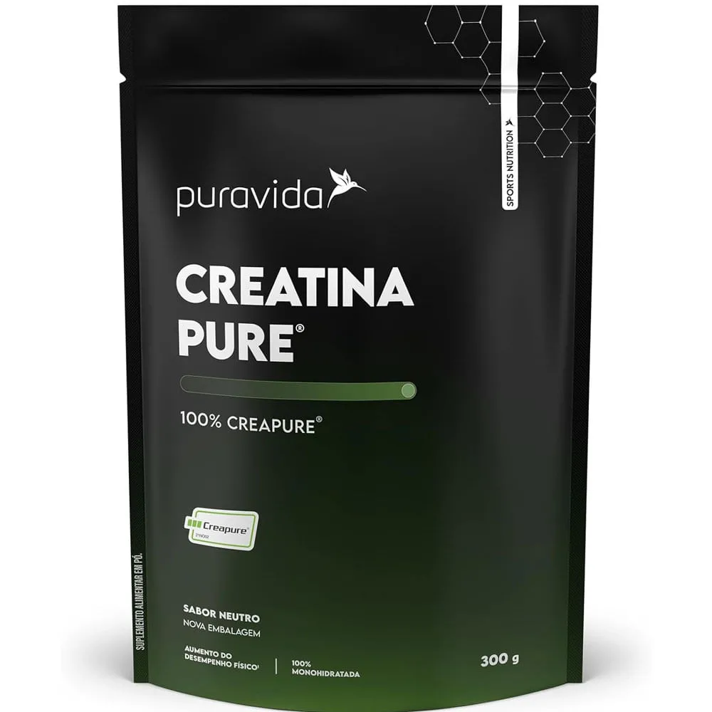 Creatina Pure PuraVida 100% Creapure 300g