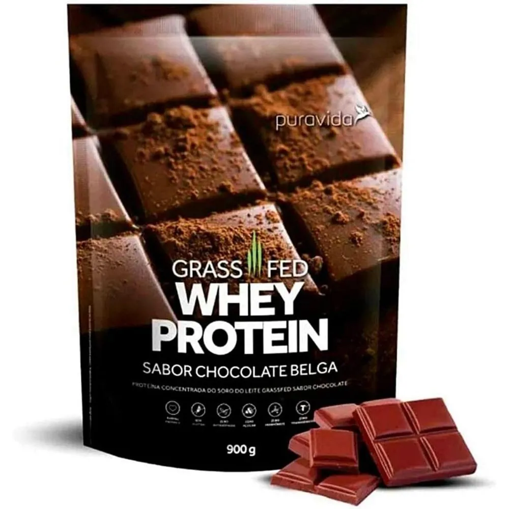 Whey Protein Grass-Fed PuraVida Chocolate 900g