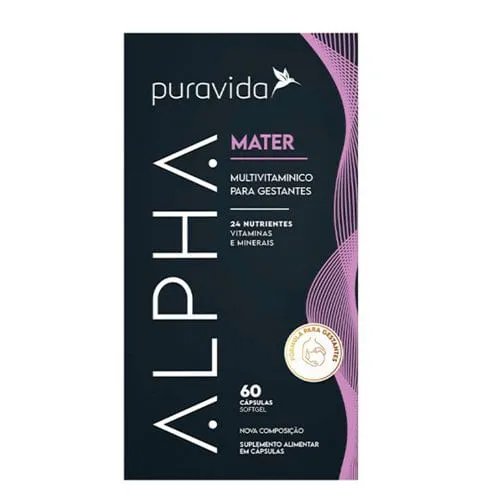 Alpha Mater Puravida com 60 Cápsulas