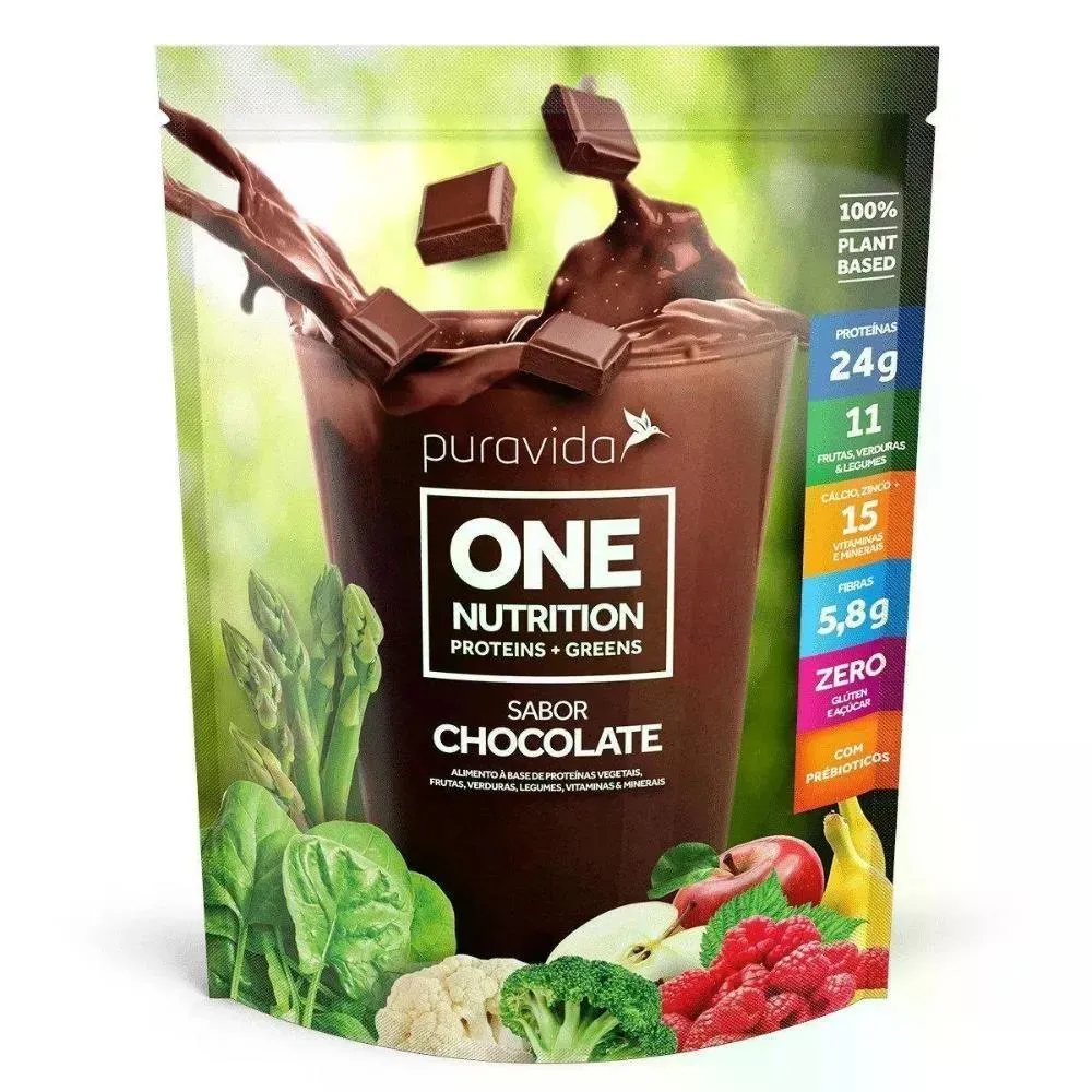 Suplemento Alimentar Puravida One Nutrition Chocolate 900g