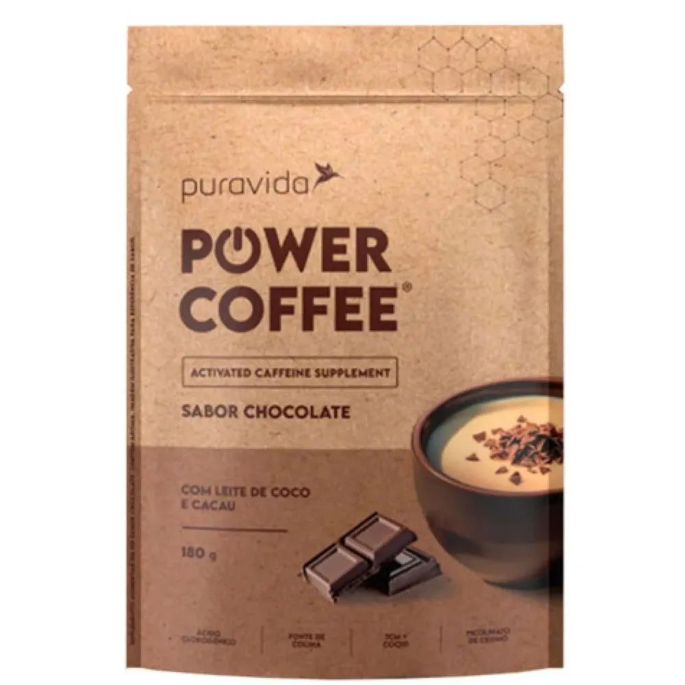 Power Coffee Chocolate Puravida 180g