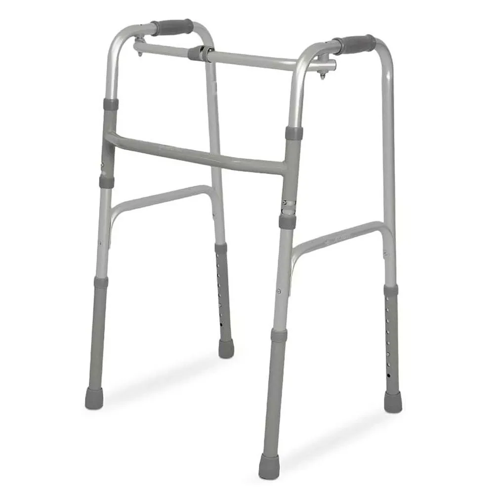 Andador Alumínio Dellamed 2 Barras Pop Fixo Dobrável D10