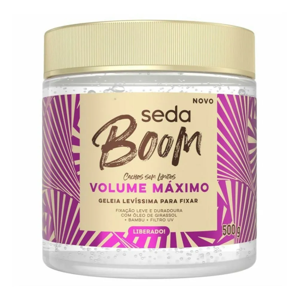 Creme de Pentear Seda Boom Volume Máximo 500g