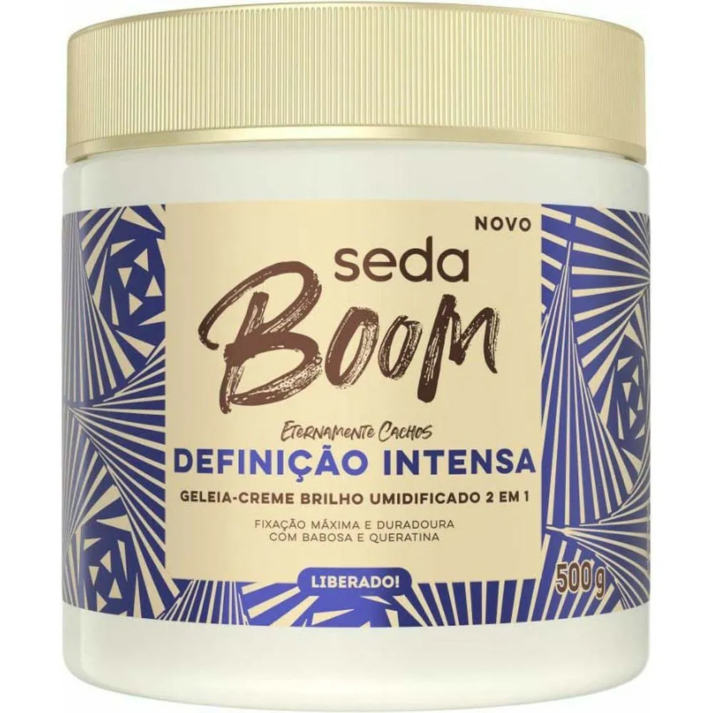 Geleia Capilar Seda Boom Definição Intensa 500g