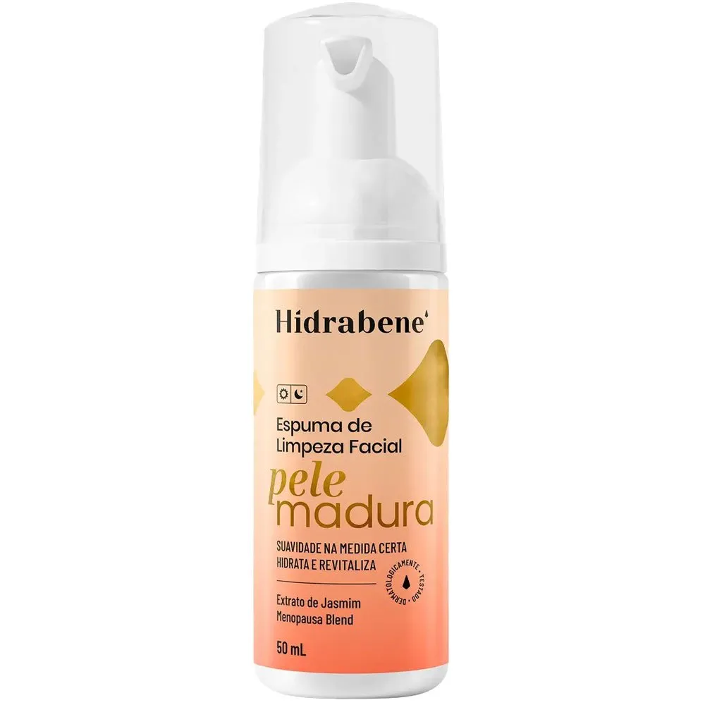 Espuma de Limpeza Suave Hidrabene Pele Madura 50ml