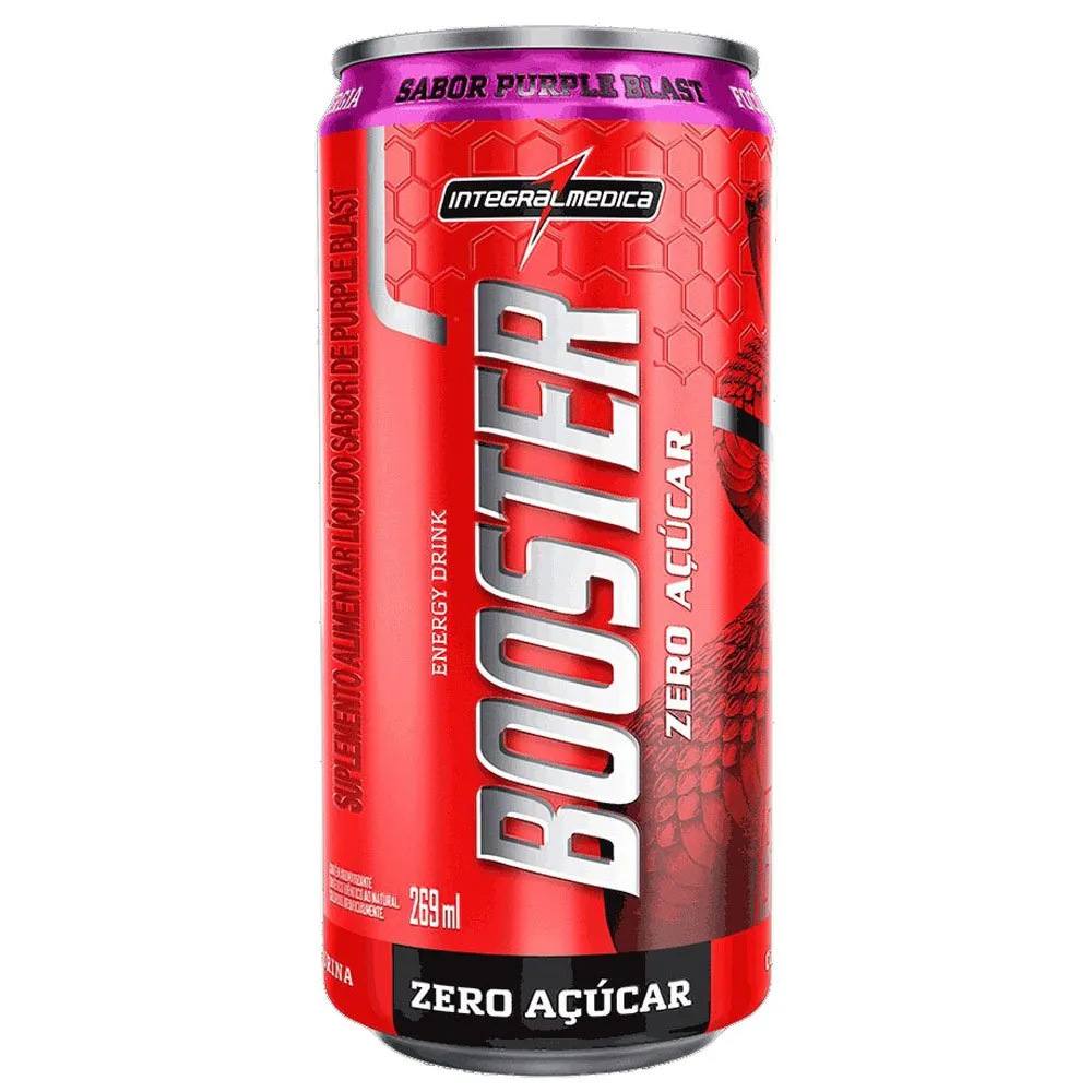 Bebida Energética Booster Integramédica Energy Drink Purple Blast 269ml