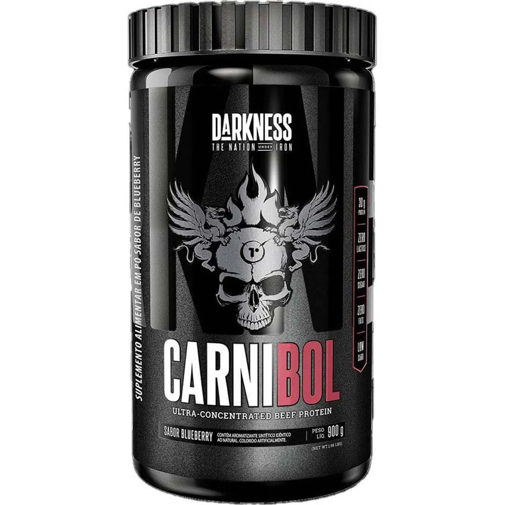 Carnibol Darkness Proteína de Carne Sabor Blueberry 900g