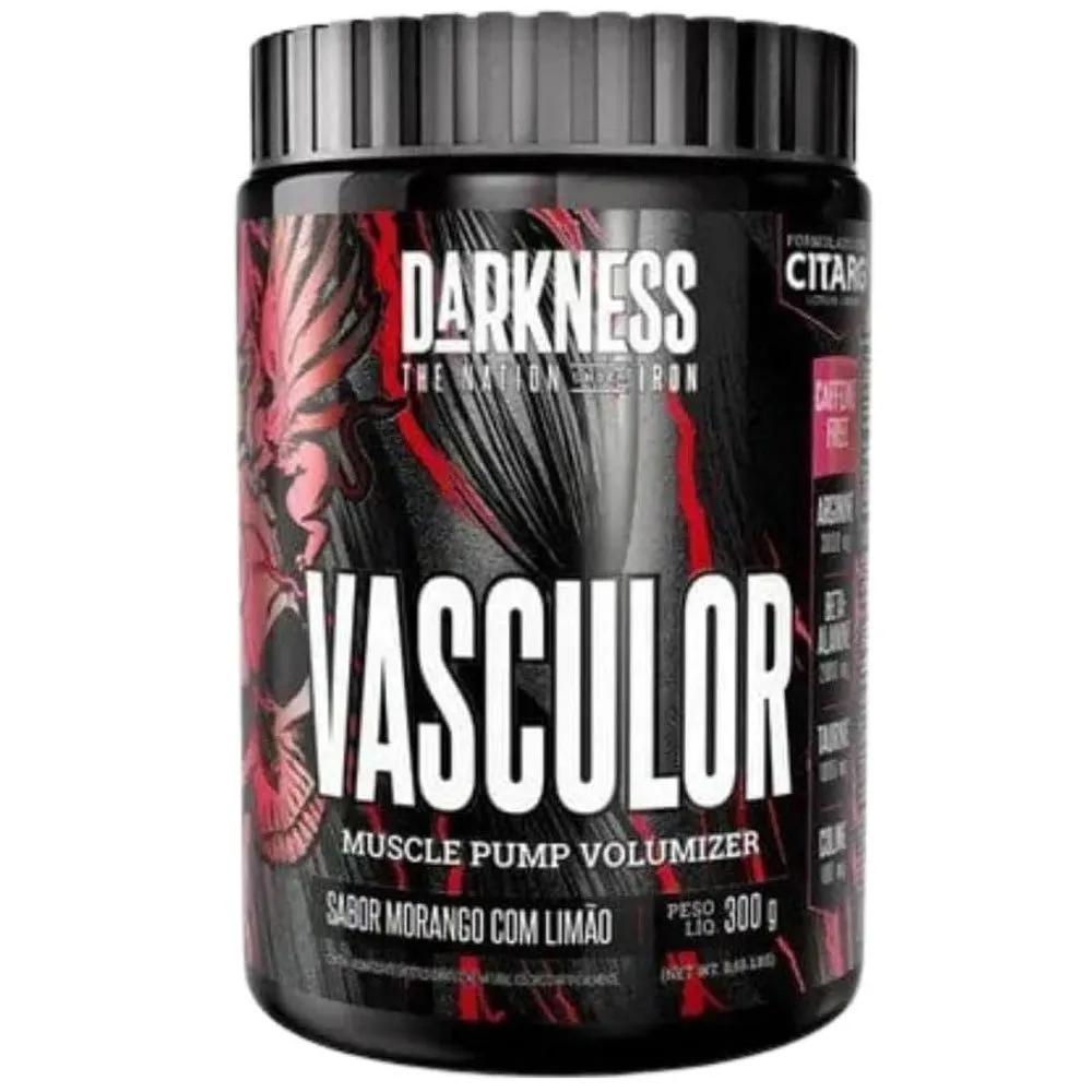 Vasculor Muscle Pump Volumizer Darkness Morango com Limão 300g