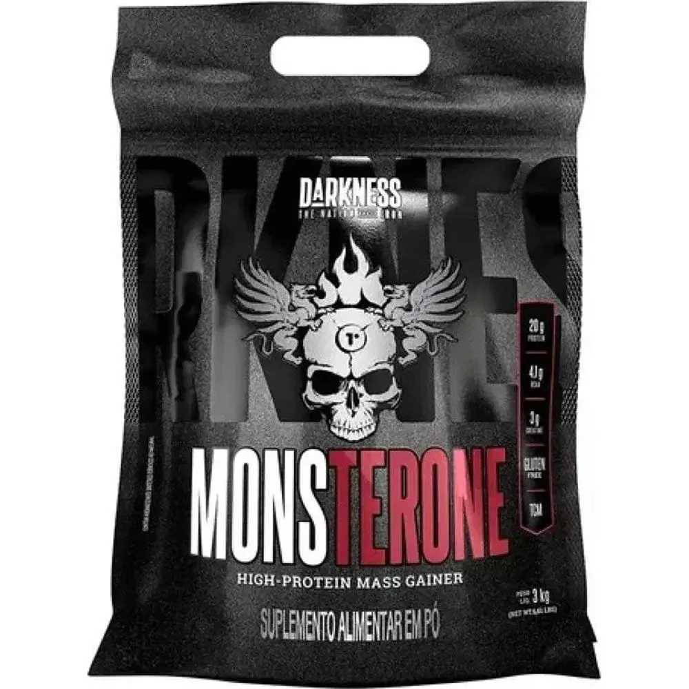 Monsterone Hipercalórico Darkness Chocolate 3Kg