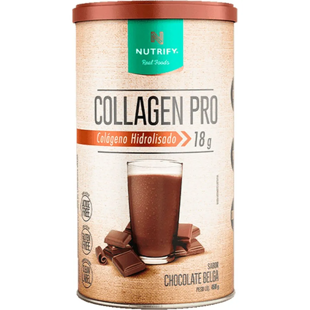 Collagen Pro Nutrify Sabor Chocolate Belga 450g