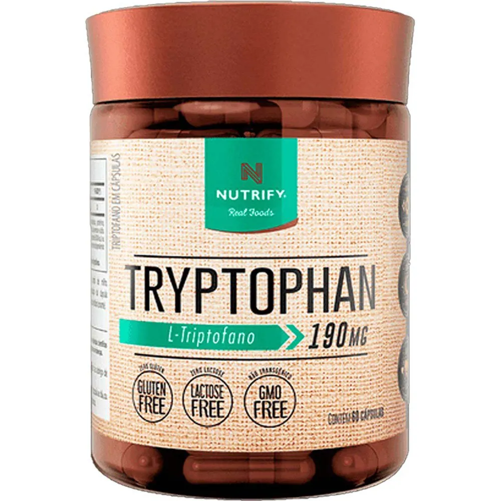 Tryptophan Nutrify L-Triptofano 190mg 60 Cápsulas