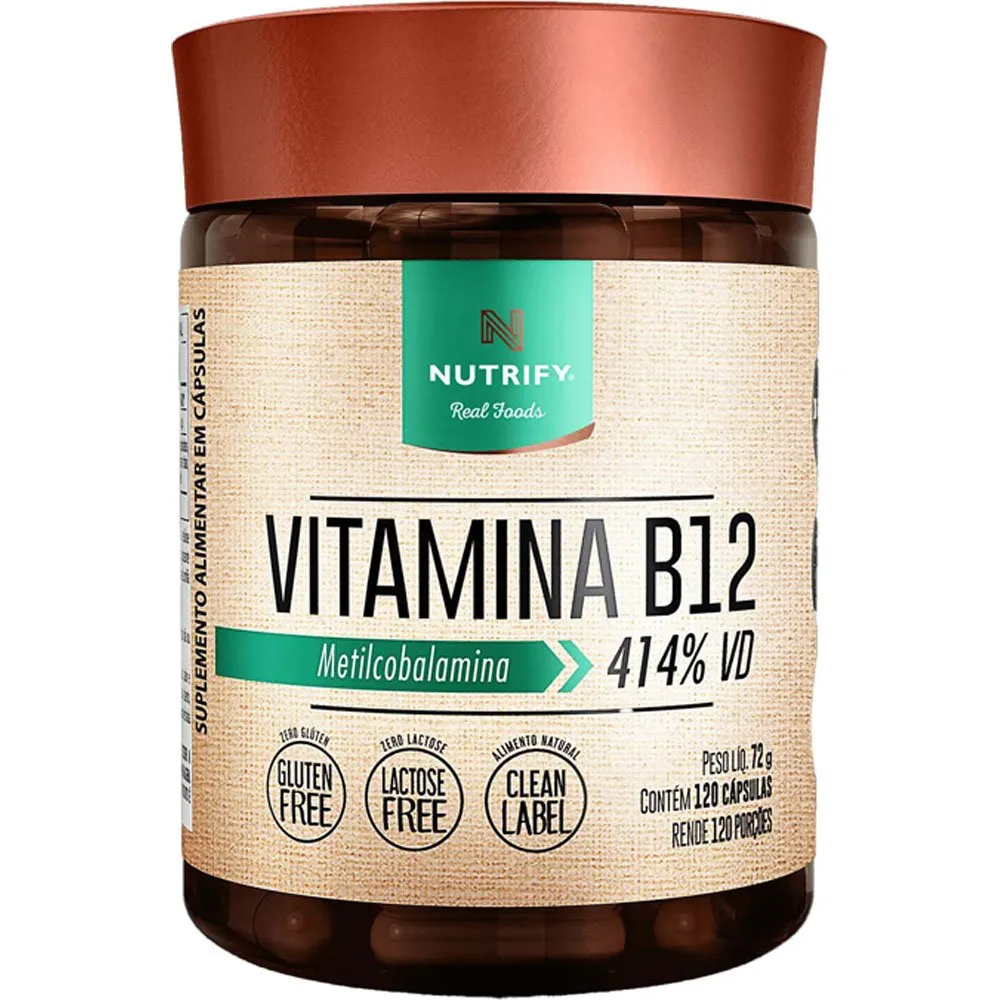 Vitamina B12 Nutrify 120 Cápsulas