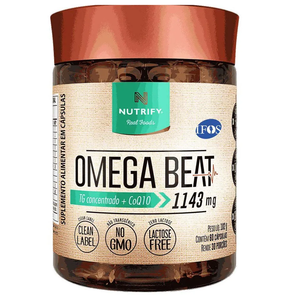 Ômega Beat Nutrify 60 Cápsulas