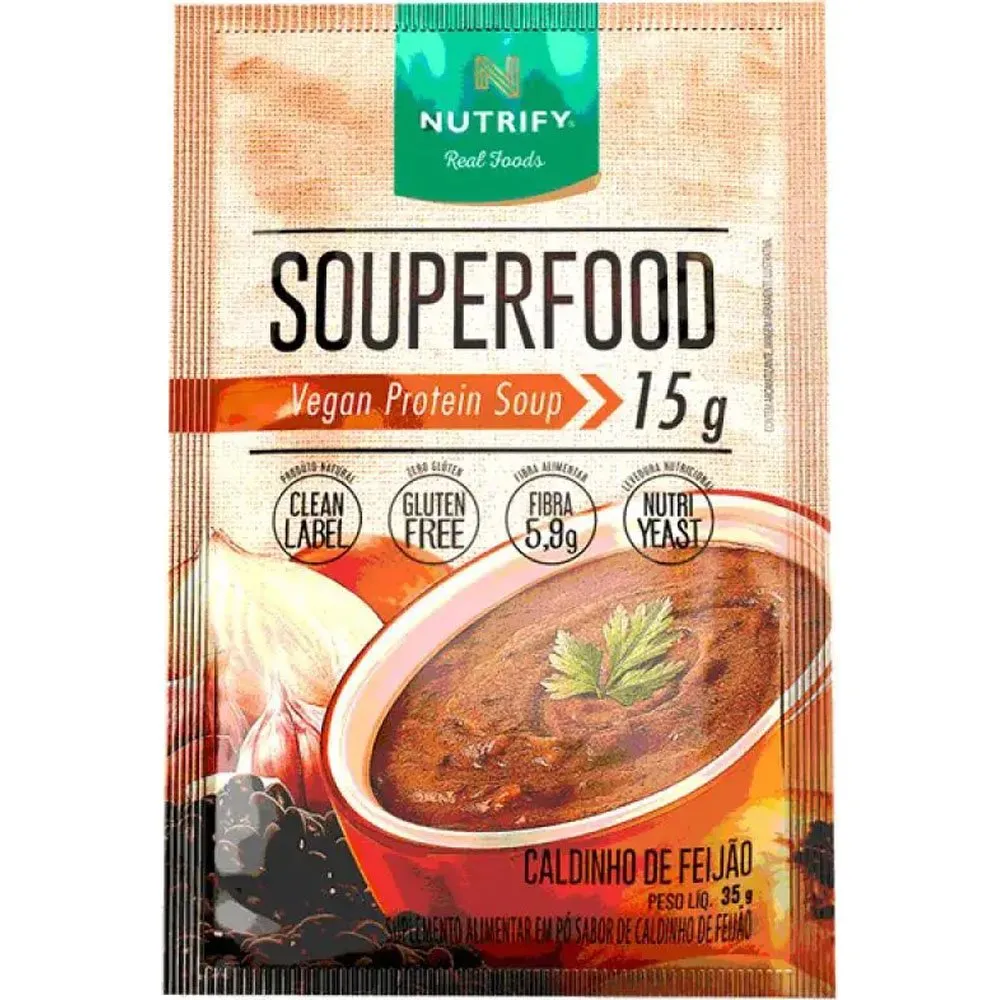 Sopa Proteica Vegana Nutrify Souperfood Caldinho de Feijão 35g
