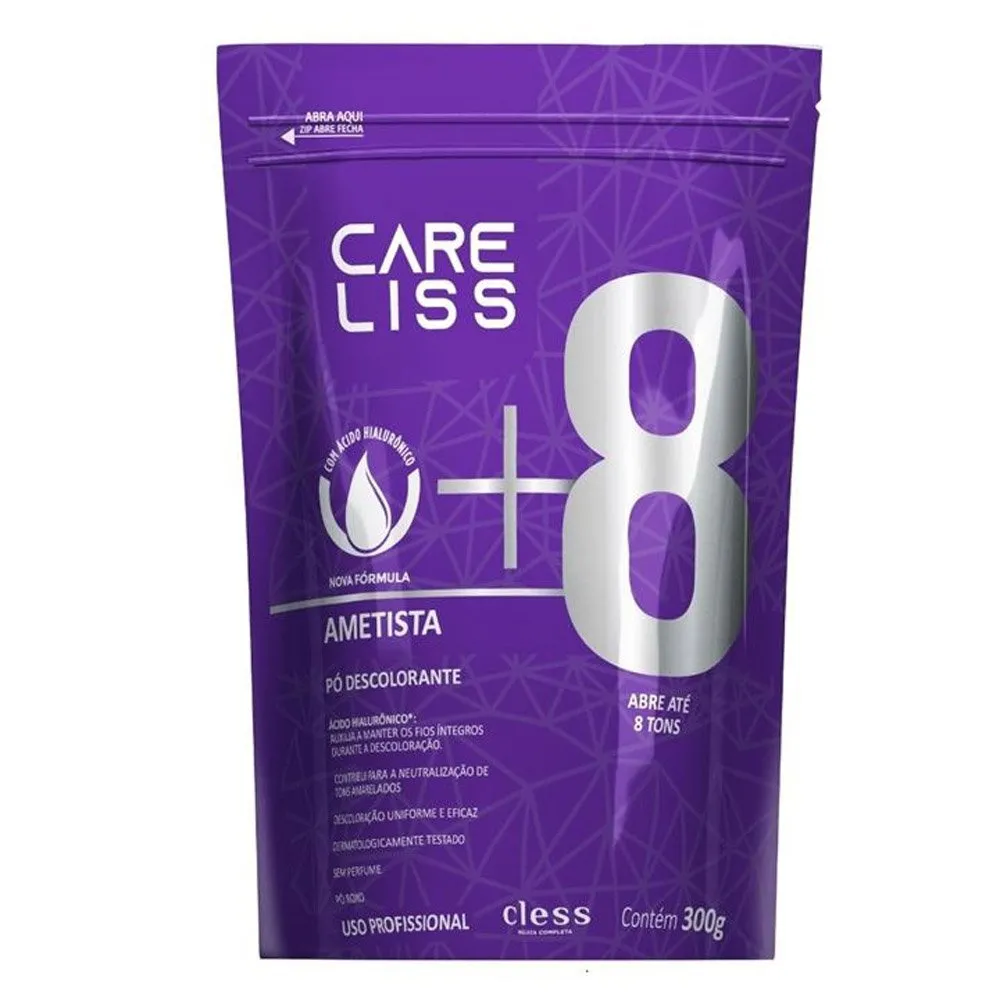 Descolorante em Pó Care Liss Ametista 8 tons 300g