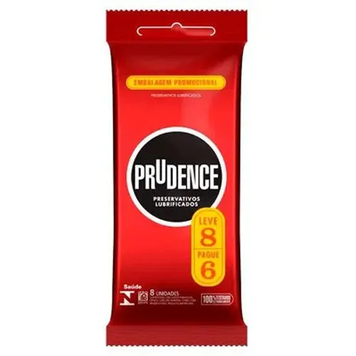 Preservativos Lubrificados Prudence 8 Unidades