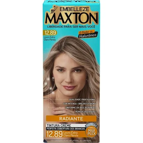 Coloração Maxton Louro Extra Claro Perolado 12.89 TCE