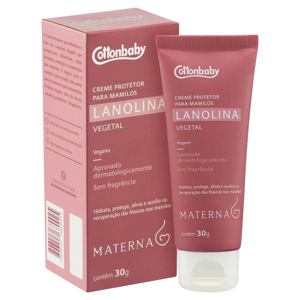 Creme Protetor de Mamilos CottonBaby Materna 30g