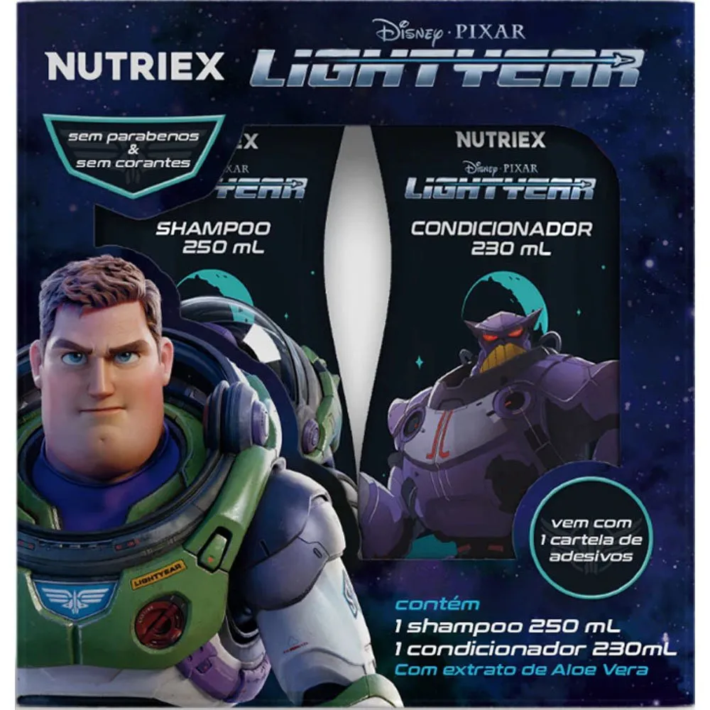 Kit Buzz Lightyear Nutriex Shampoo 250ml e Condicionador 230ml
