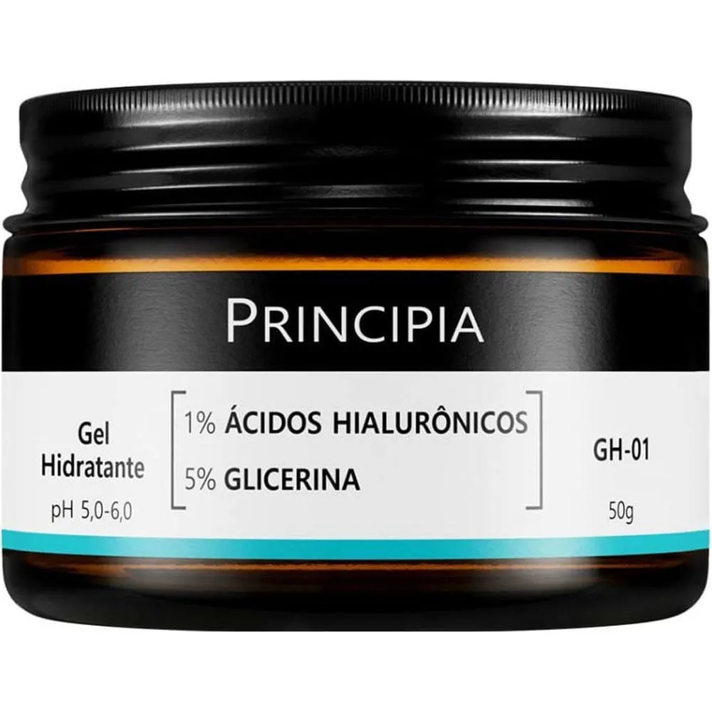 Gel Hidratante Principia 1% Ácido Hialurônico + 5% Glicerina GH-01 50g