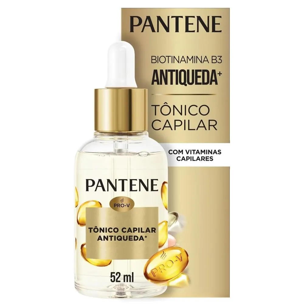 Tônico Capilar Biotinamina B3 Antiqueda e Nutrição Pantene 52ml