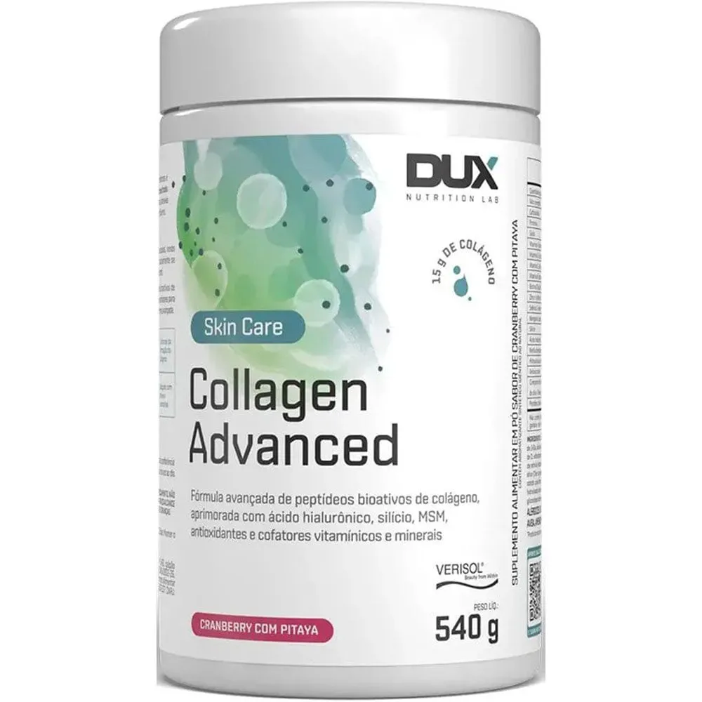 Collagen Advanced Dux Nutrition Cranberry com Pitaya 540g