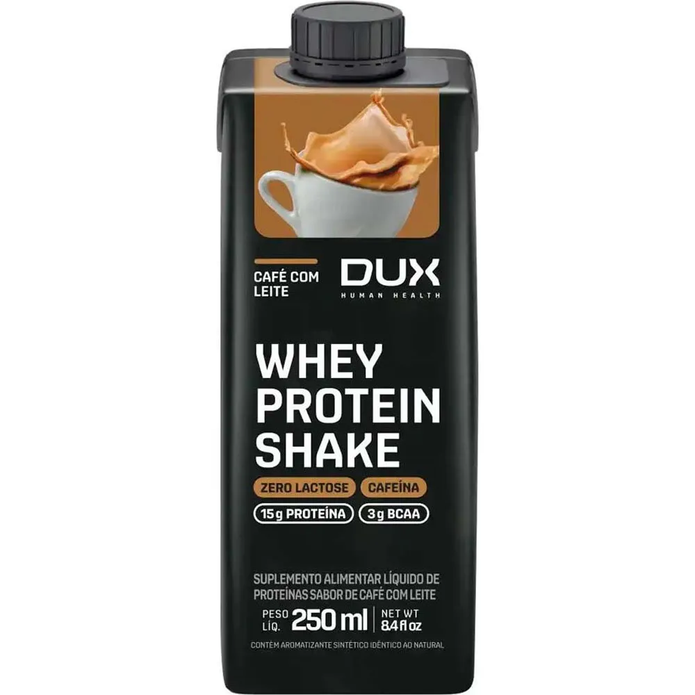 Whey Shake Dux Nutrition Café com Leite 250ml