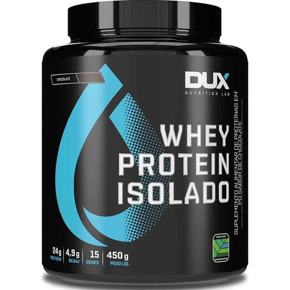 Whey Protein Isolado Dux Nutrition Chocolate 450g