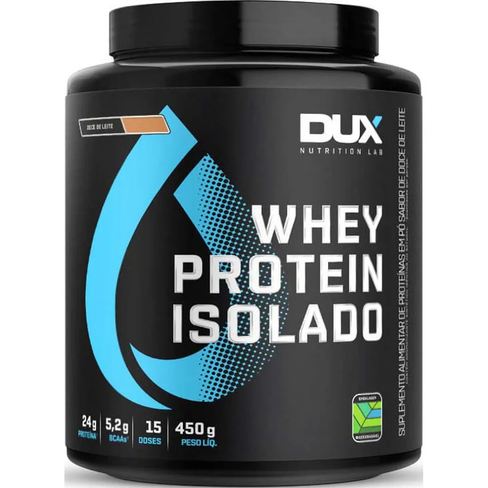 Whey Protein Isolado Dux Nutrition Doce de Leite 450g