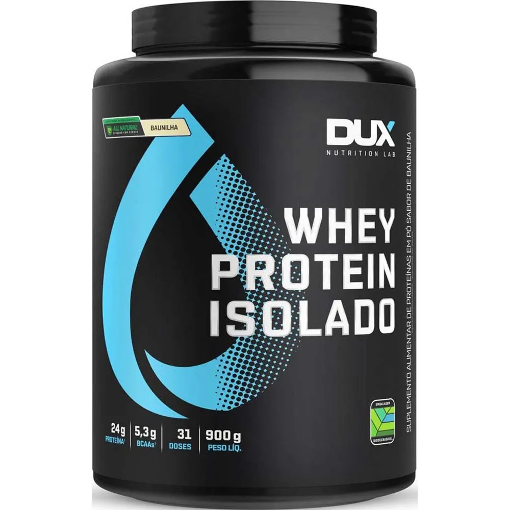 Whey Protein Isolado Dux Nutrition Baunilha 900g