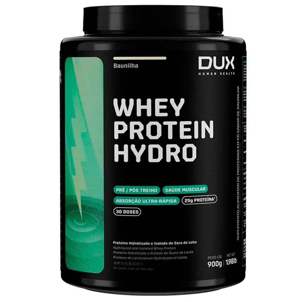 Whey Protein Hydro Dux Nutrition Baunilha 900g