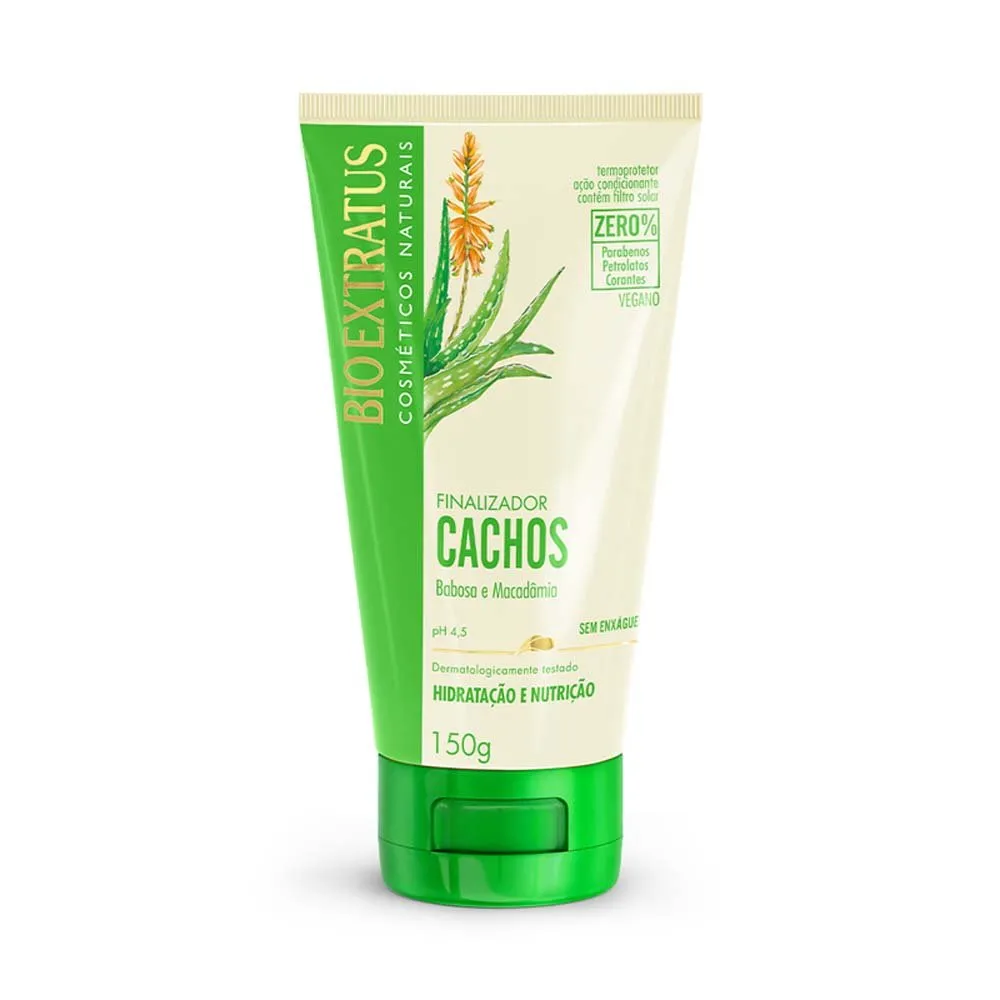 Finalizador Cachos Bio Extratus Babosa e Macadâmia 150g