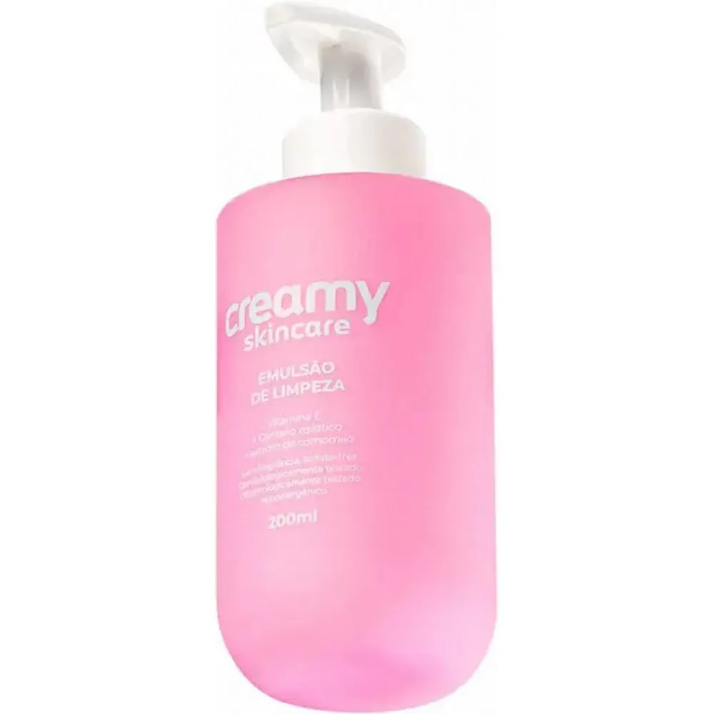 Emulsão de Limpeza Facial Creamy Skincare 200ml