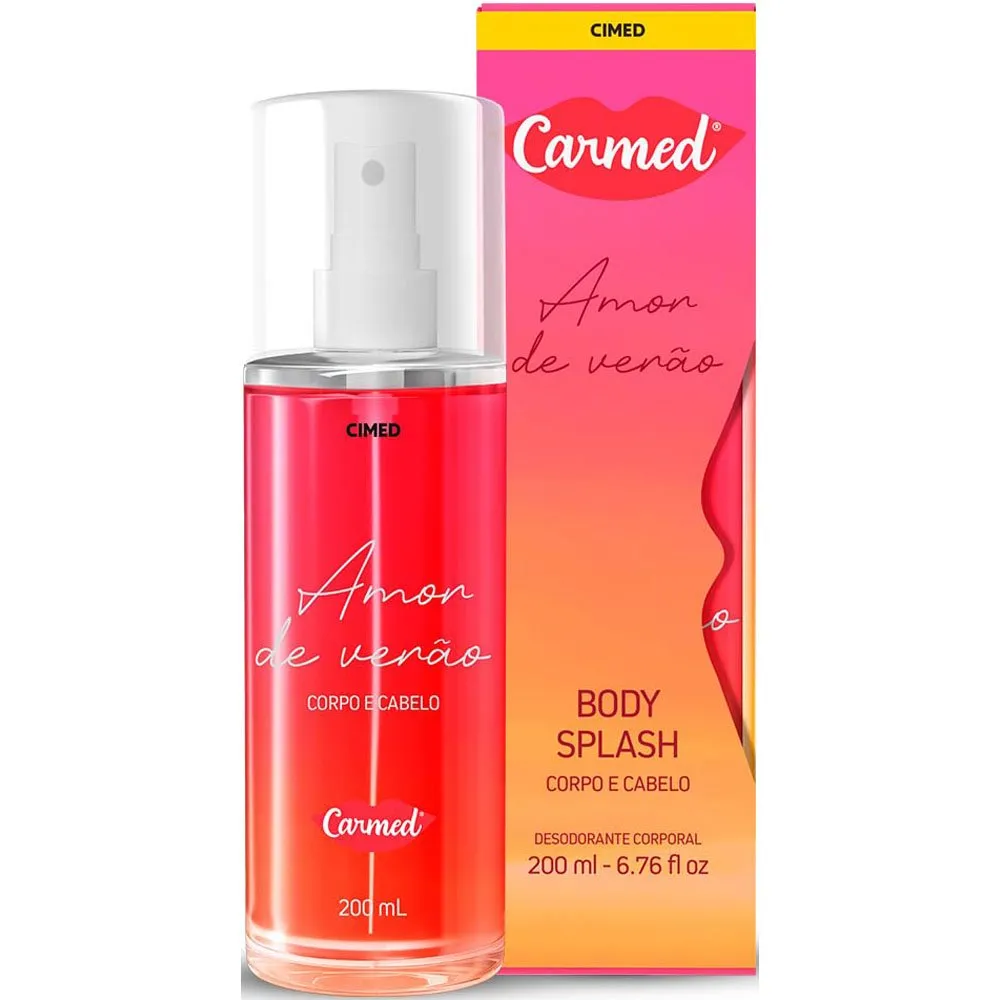 Body Splash Corpo e Cabelo Carmed Amor De Verao 200ml