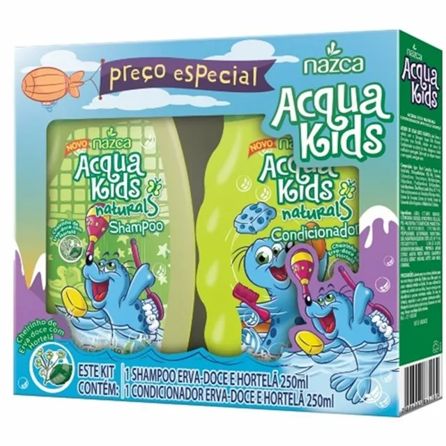 Acqua Kids Kit Shampoo E Condicionador Erva Doce