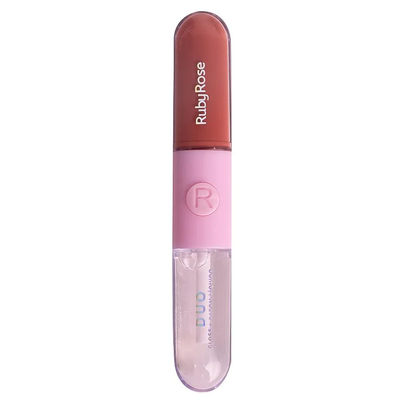 Batom Líquido Duo D02 REF. HBF5682 Ruby Rose