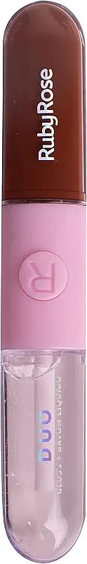 Batom Líquido Duo D10 REF. HBF56810 Ruby Rose