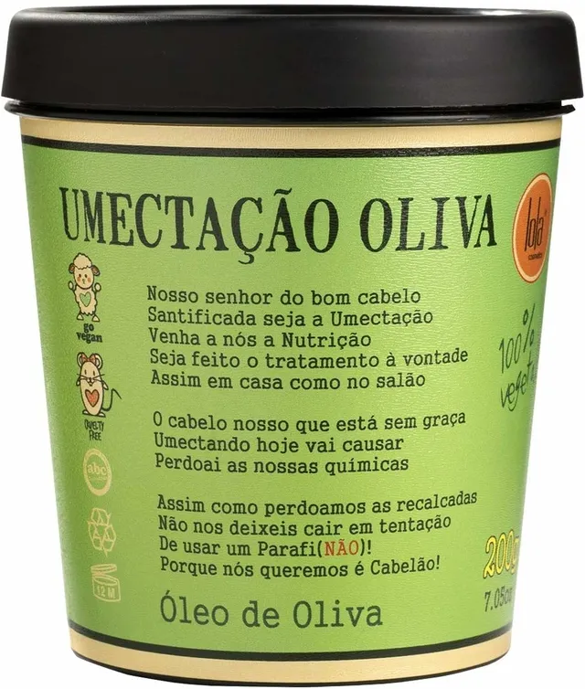Creme Lola Umectação Oliva 200g