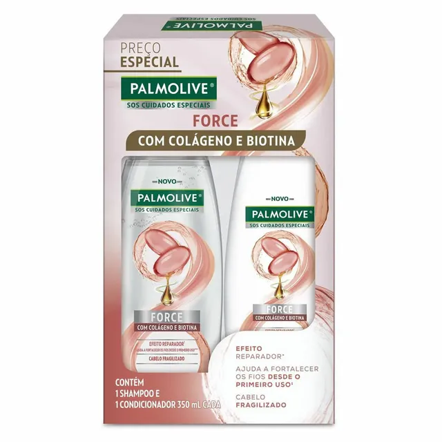 Shampoo + Condicionador Palmolive Sos 350ml Force