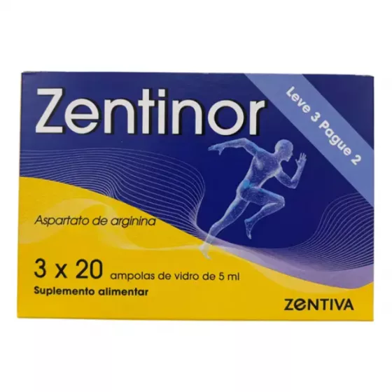 Zentinor 3x20 Ampolas