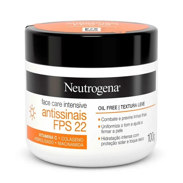 Creme Facial Neutrogena Antissinais FPS22 100g