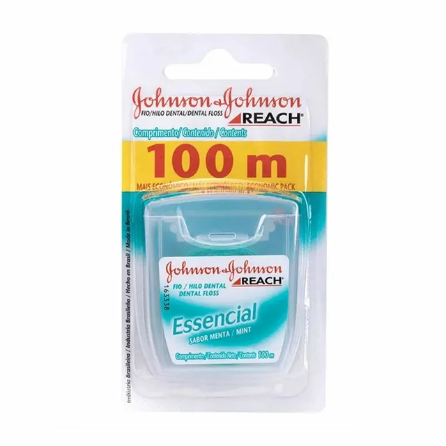 Fio Dental Johnsons Reach Essencial Menta 100m