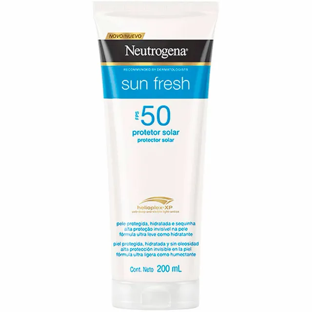 Protetor Solar Corporal Neutrogena Sun Fresh FPS 50 200ml